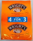 Wright's Traditional Soap (4 x 125 g bars)