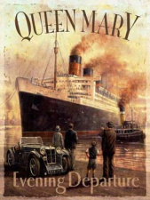 Metal Sign - Queen Mary (12" x 16")
