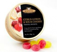 Simpkins Drops: Citrus Lemon & Sour Cherry (200 g tin)