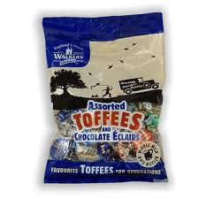 Walker's Nonsuch Assorted Toffees & Eclairs (150g bag)