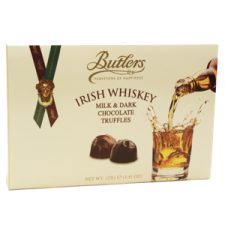 Butlers Irish Whiskey Milk & Dark Chocolate Truffles Gift Box 